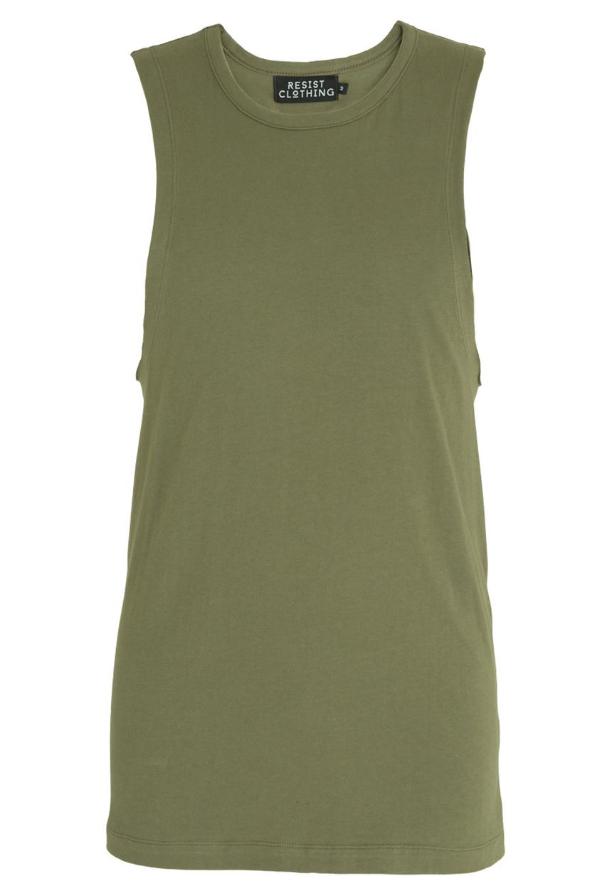 Resist - Resisting Printed T Shirt Green