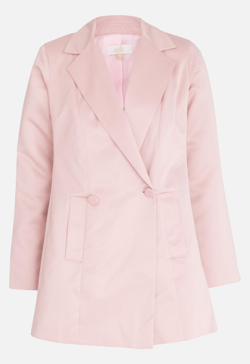 edit - Long Length Coat Pale Pink
