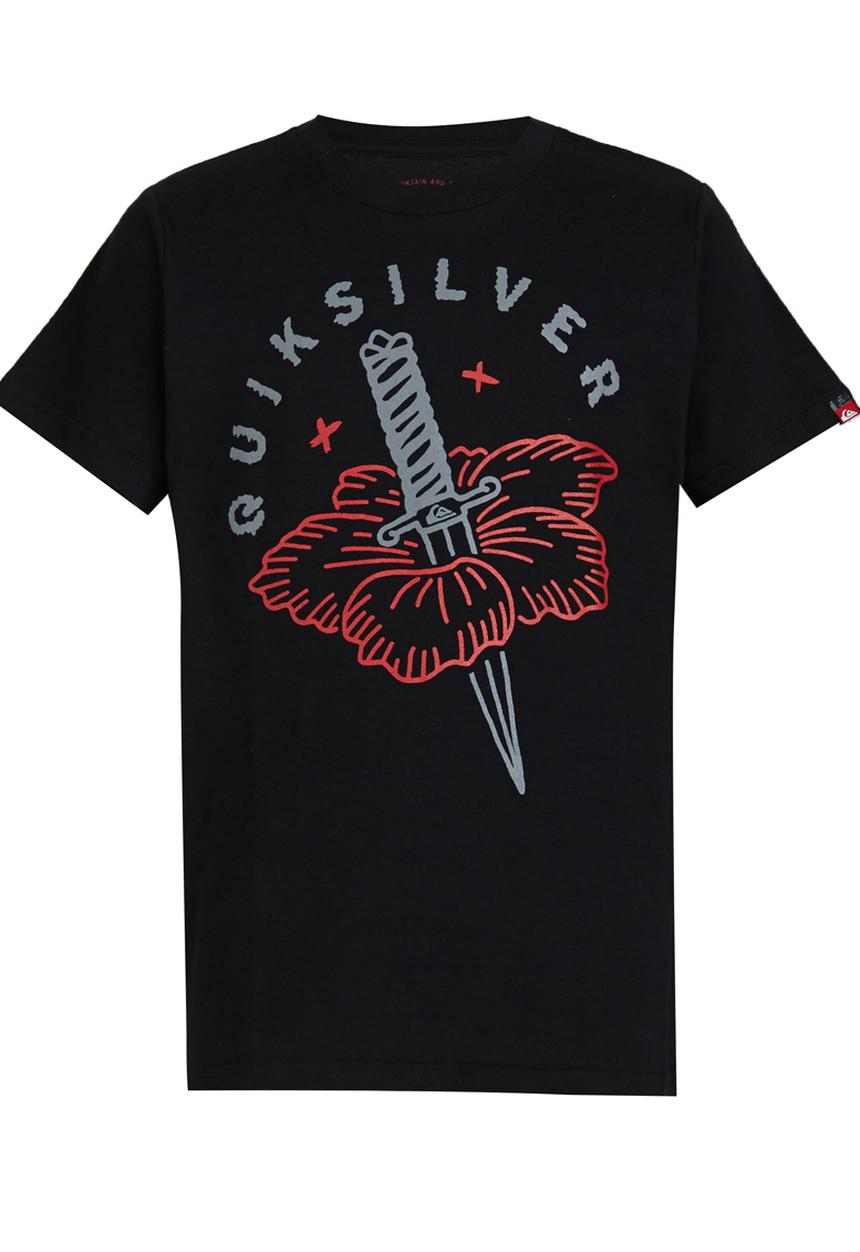 Quiksilver - Grade  Boys Tee Black