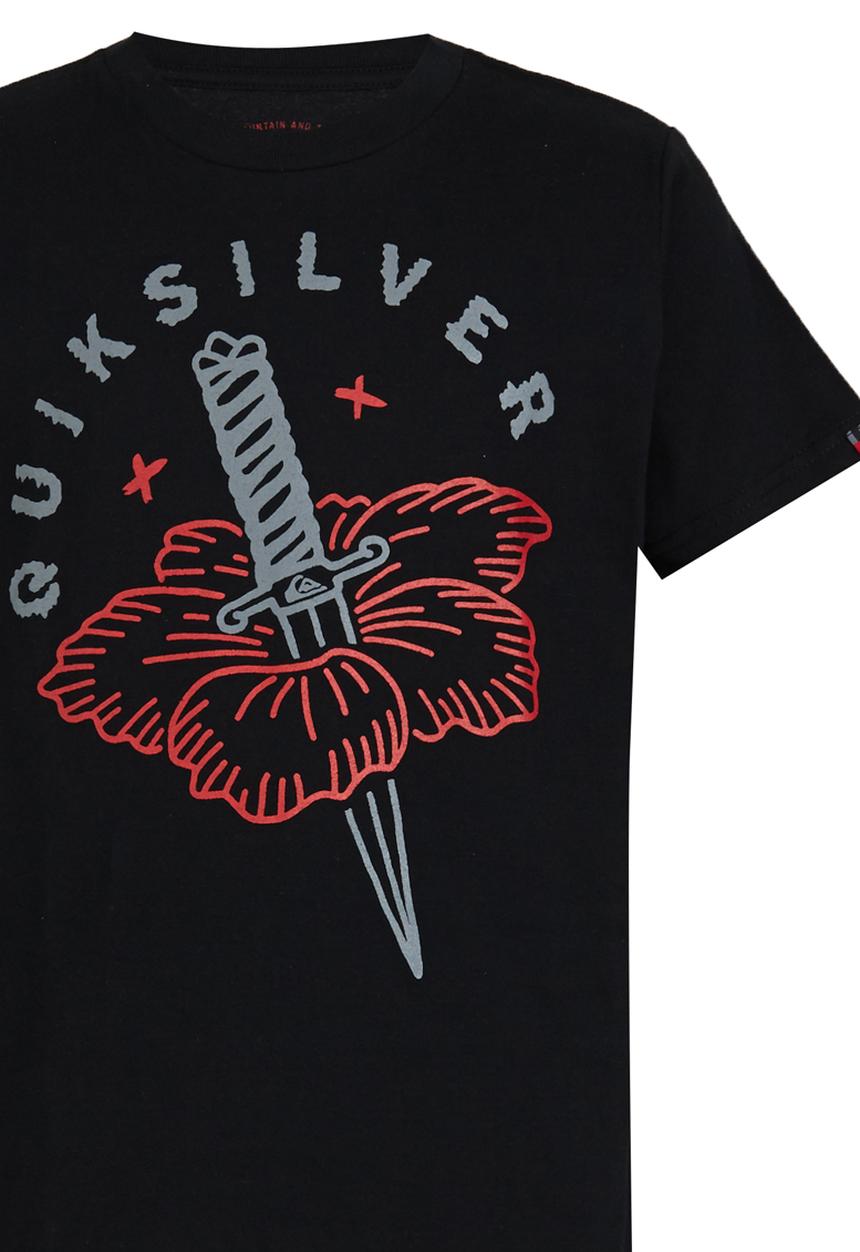 Quiksilver - Grade  Boys Tee Black