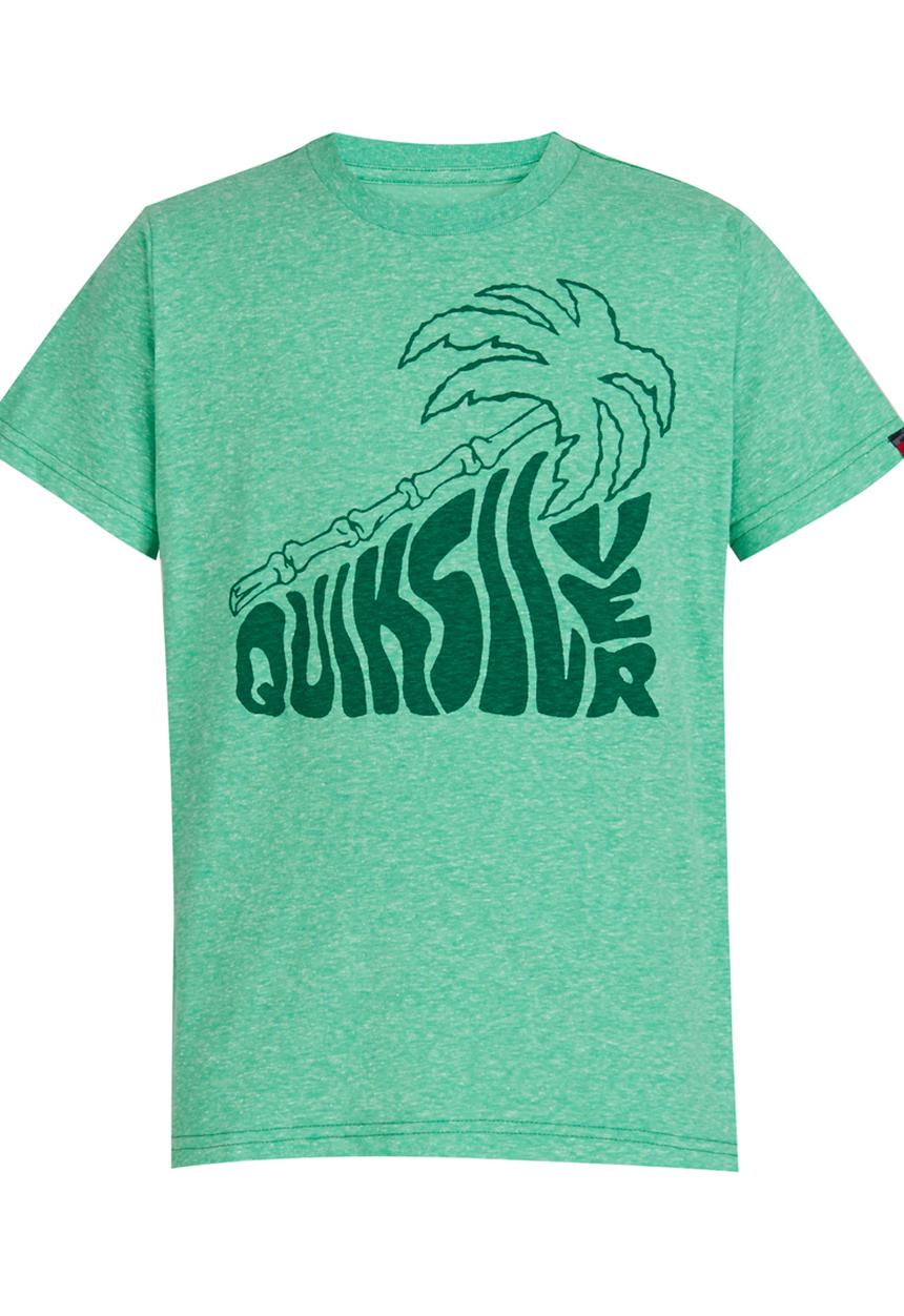 Quiksilver - Boneyard   Boys Tee Light Green
