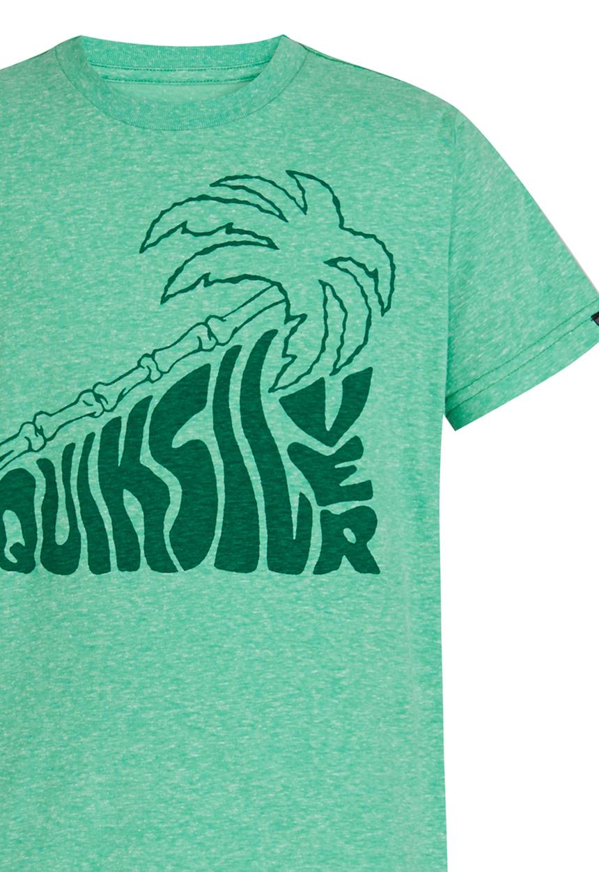 Quiksilver - Boneyard   Boys Tee Light Green