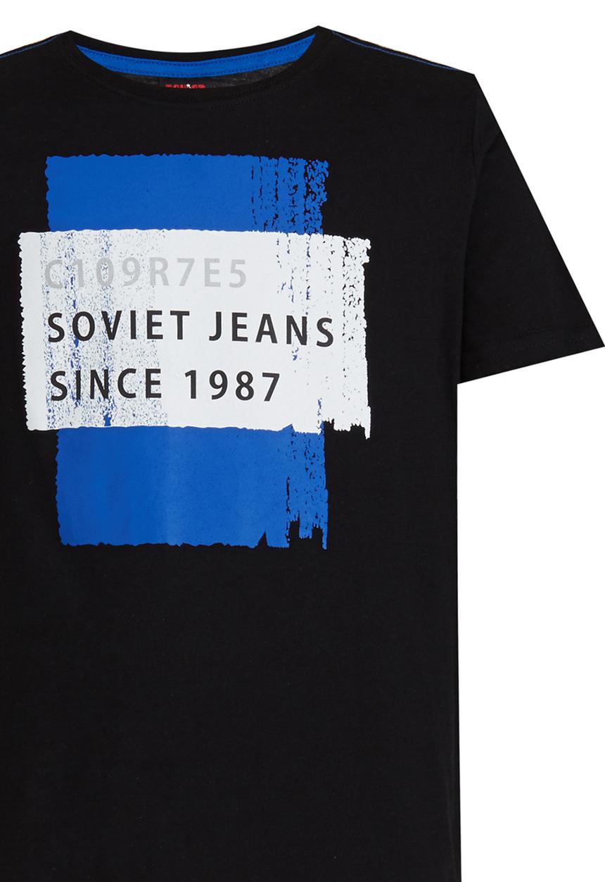SOVIET - Printed Tee Black