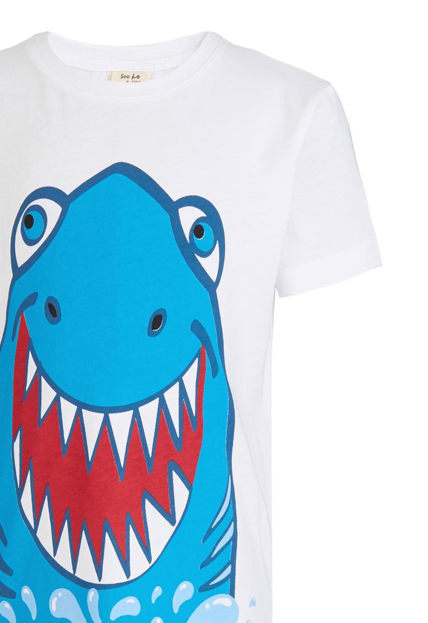 Soobe - Shark  Tee White