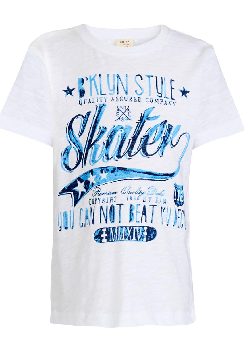 Soobe - Printed Tee White