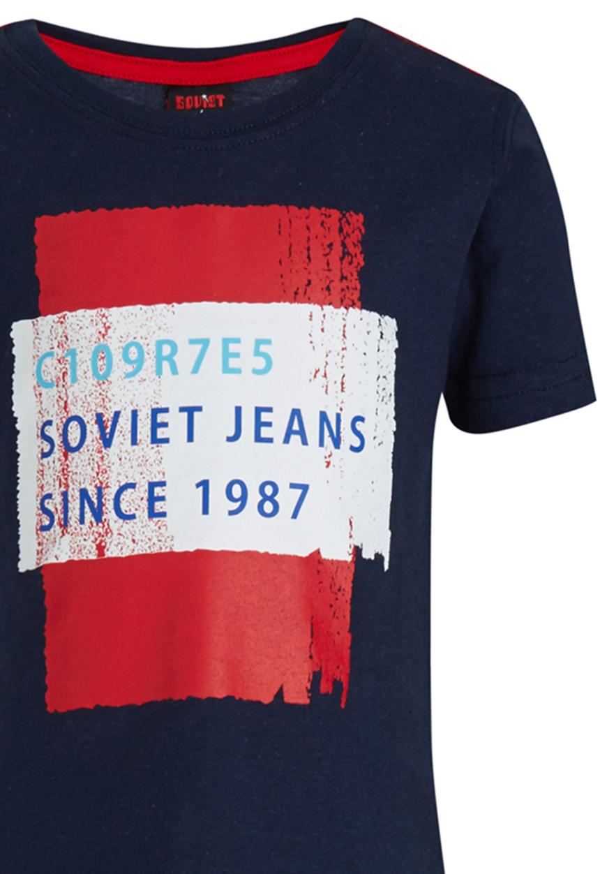 SOVIET - Printed Tee Blue