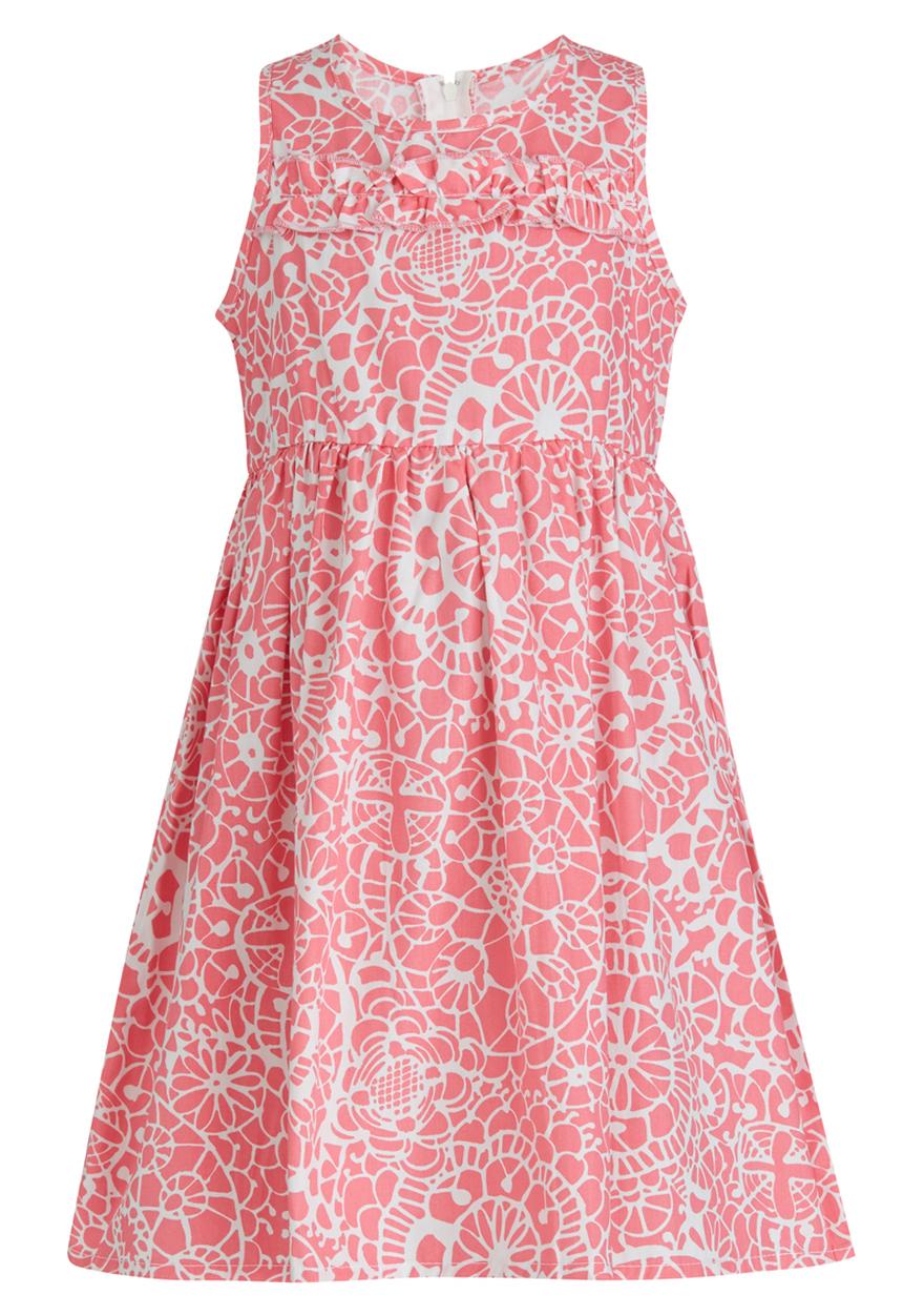 Pop Candy - Printed   Summer Dress Mid Pink