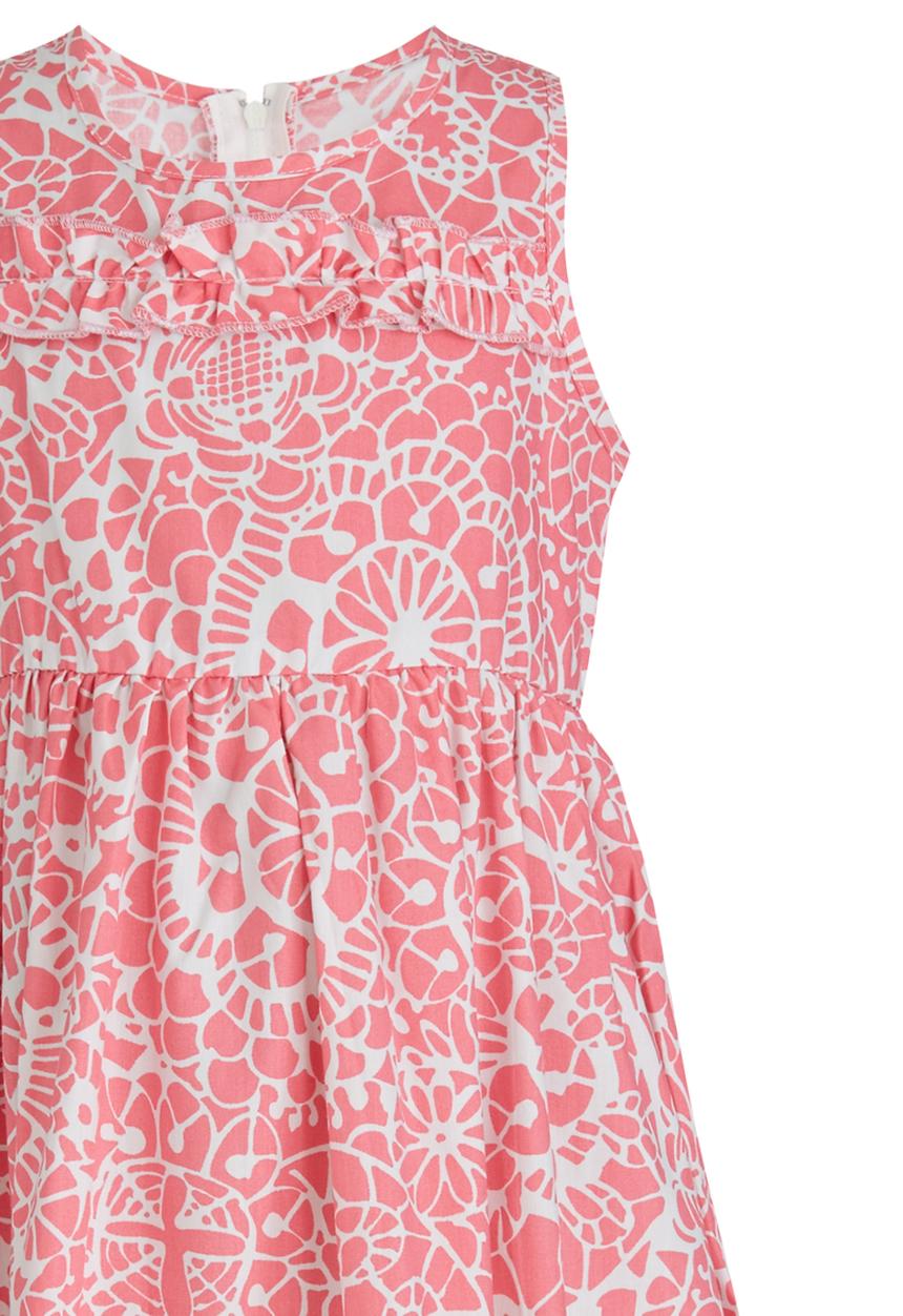 Pop Candy - Printed   Summer Dress Mid Pink