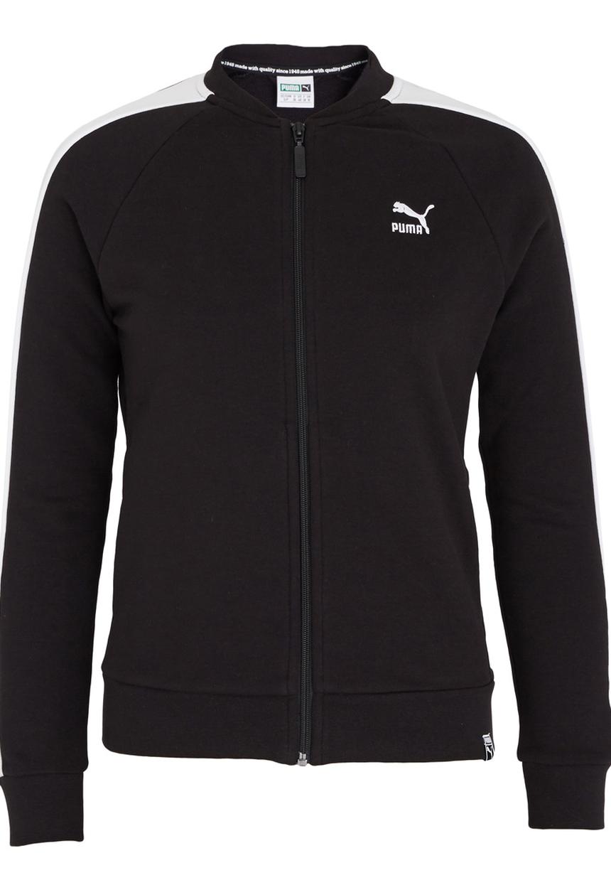 PUMA - Archive Logo T7 Track Jacket Black and White
