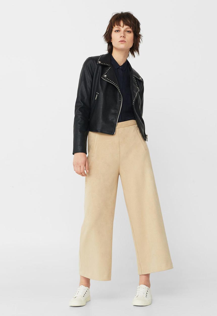 MANGO - Pocket Detail Flowy Shirt Navy