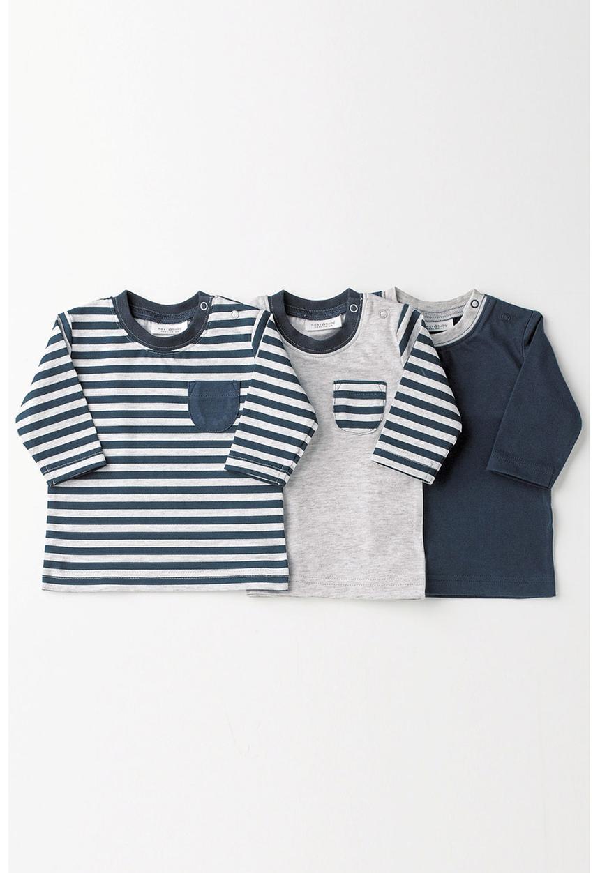 Next - 3-pack T-shirts Grey  Pale Grey