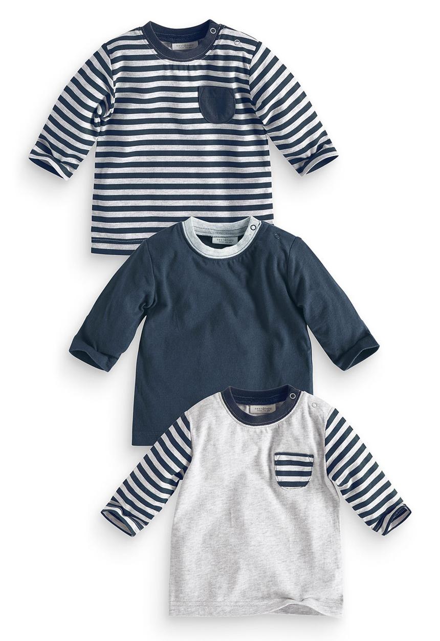 Next - 3-pack T-shirts Grey  Pale Grey