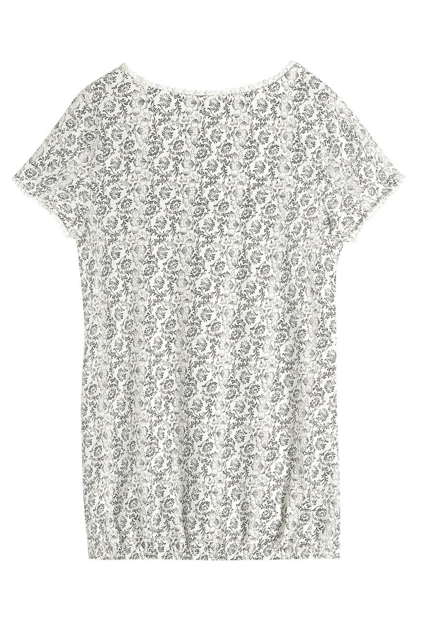 Next - Bubble Hem T-shirt Black/White Black and White