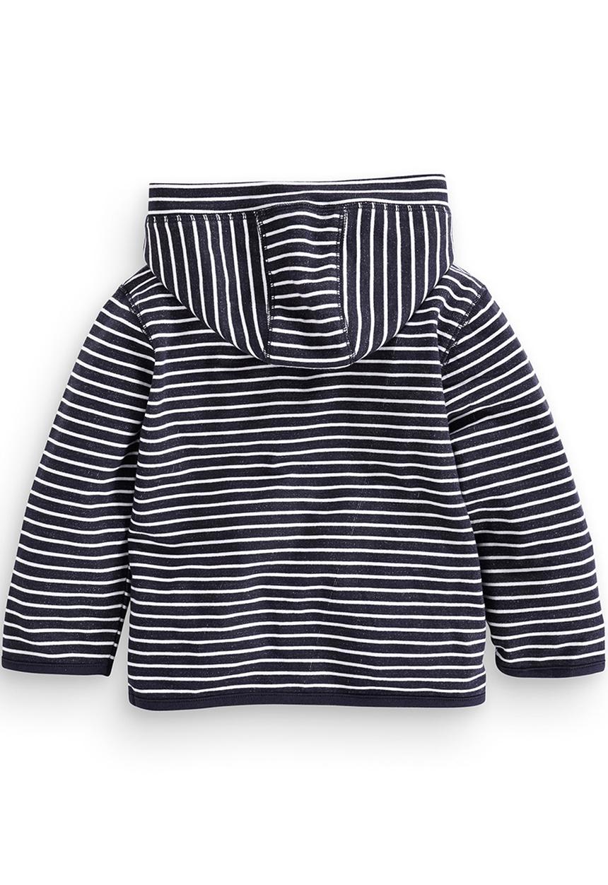 Next - Striped hoody Blue and White