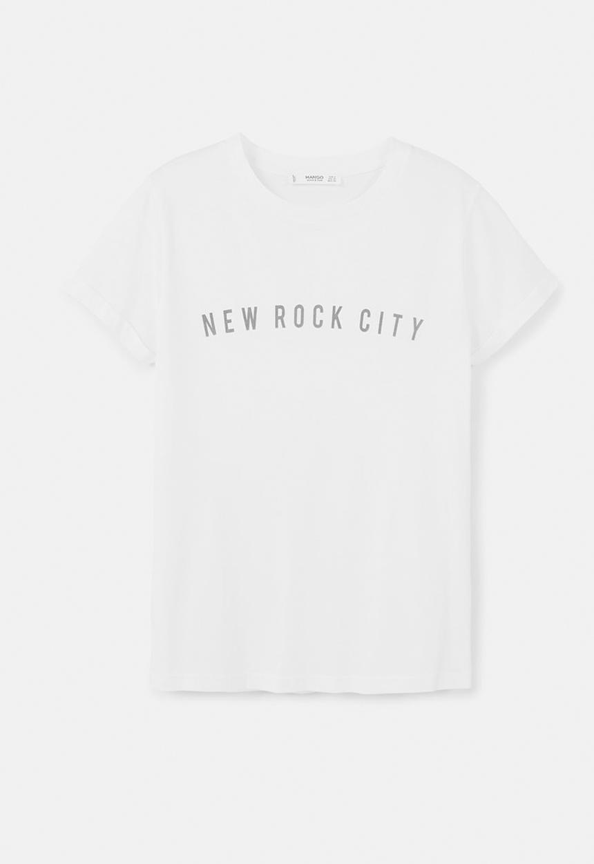 MANGO - Short Sleeve Tee White