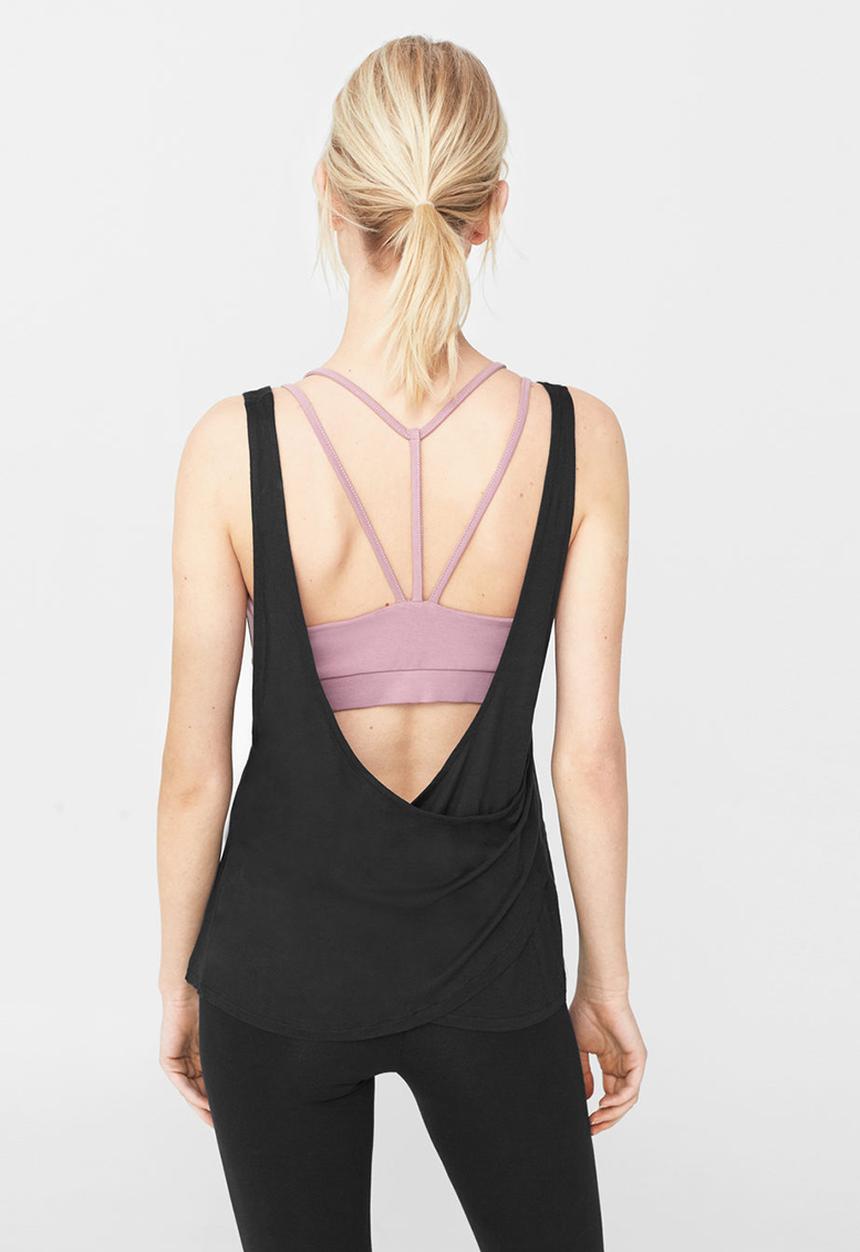 MANGO - Incorporated Bra Tank Grey