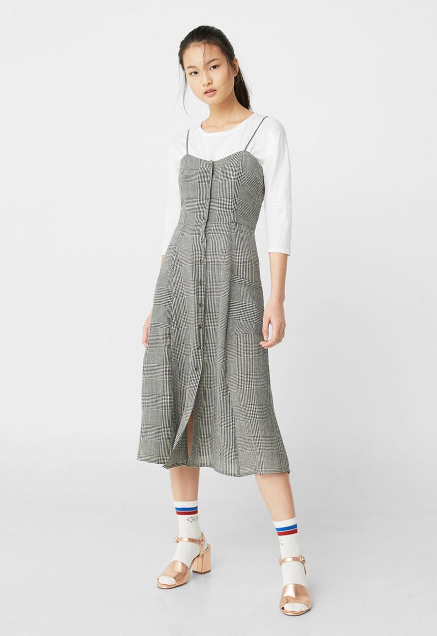 MANGO - 3/4 Sleeve T-shirt White