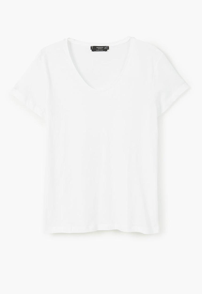 MANGO - Basic Tee White