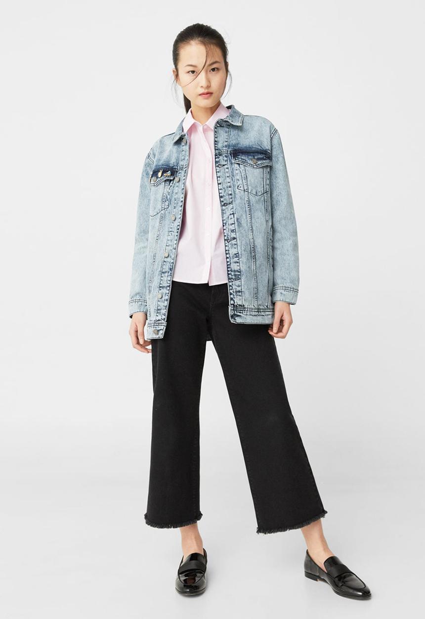 MANGO - Classic Shirt Pale Pink