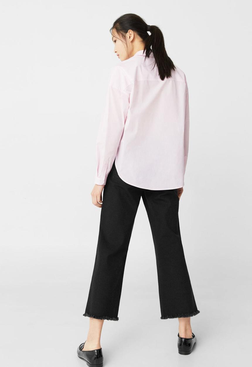 MANGO - Classic Shirt Pale Pink