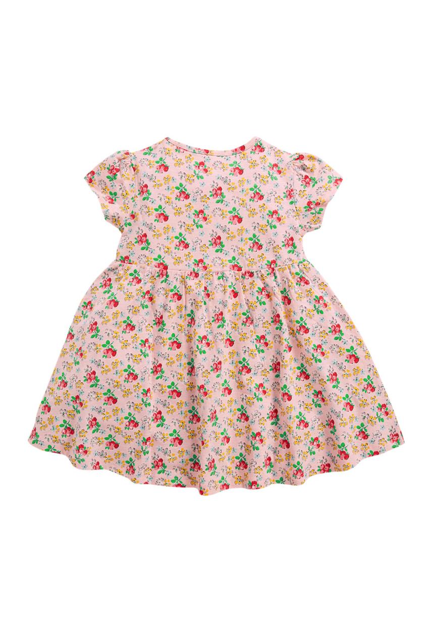 Next - Pink Floral Tunic Dress Pale Pink