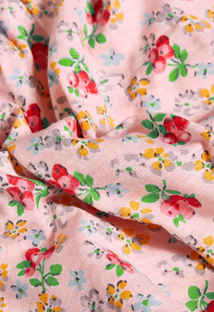 Next - Pink Floral Tunic Dress Pale Pink