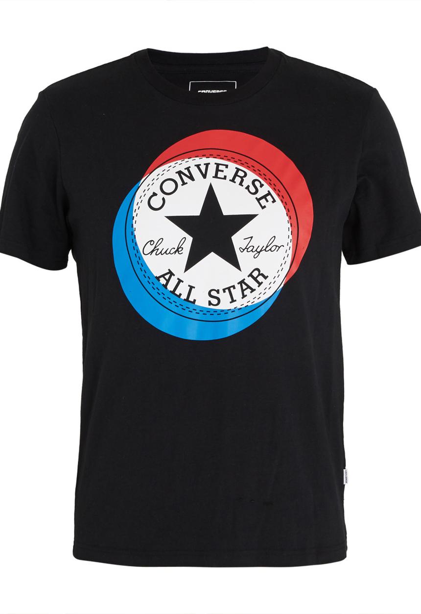 Converse - Large Circle Chuck Patch Tee Black