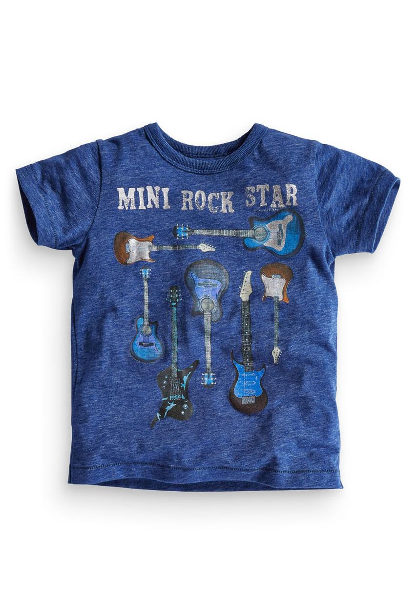Next - Mini Rock Star T-shirt Mid Blue