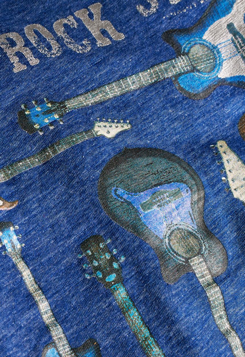 Next - Mini Rock Star T-shirt Mid Blue
