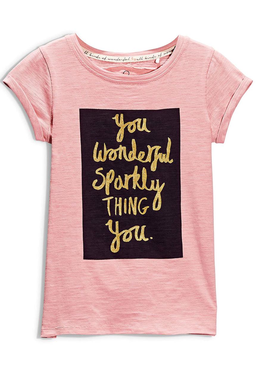Next - Sparkly Wonderful Top Mid Pink