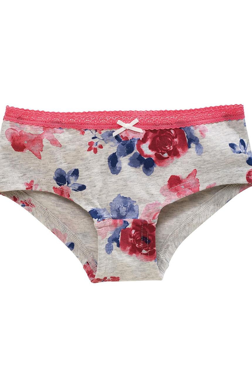 Next - Seven Pack Floral Hipsters Mid Pink