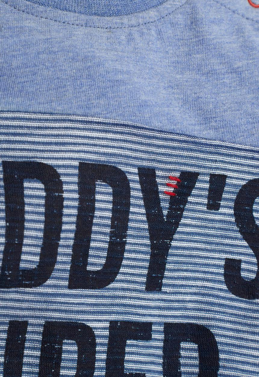 Next - Short-sleeve dad T-shirt Mid blue