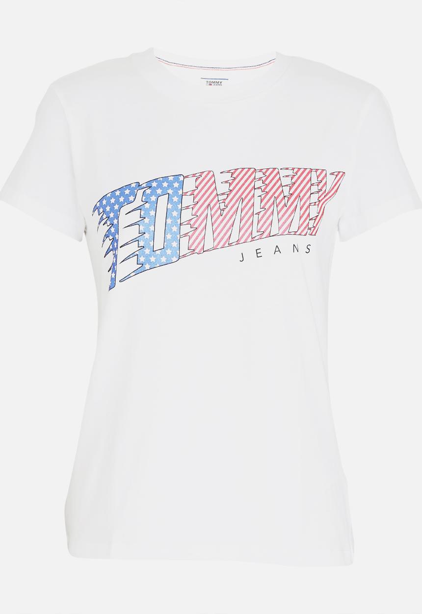 Tommy Hilfiger - American Flag Graphic Tee White