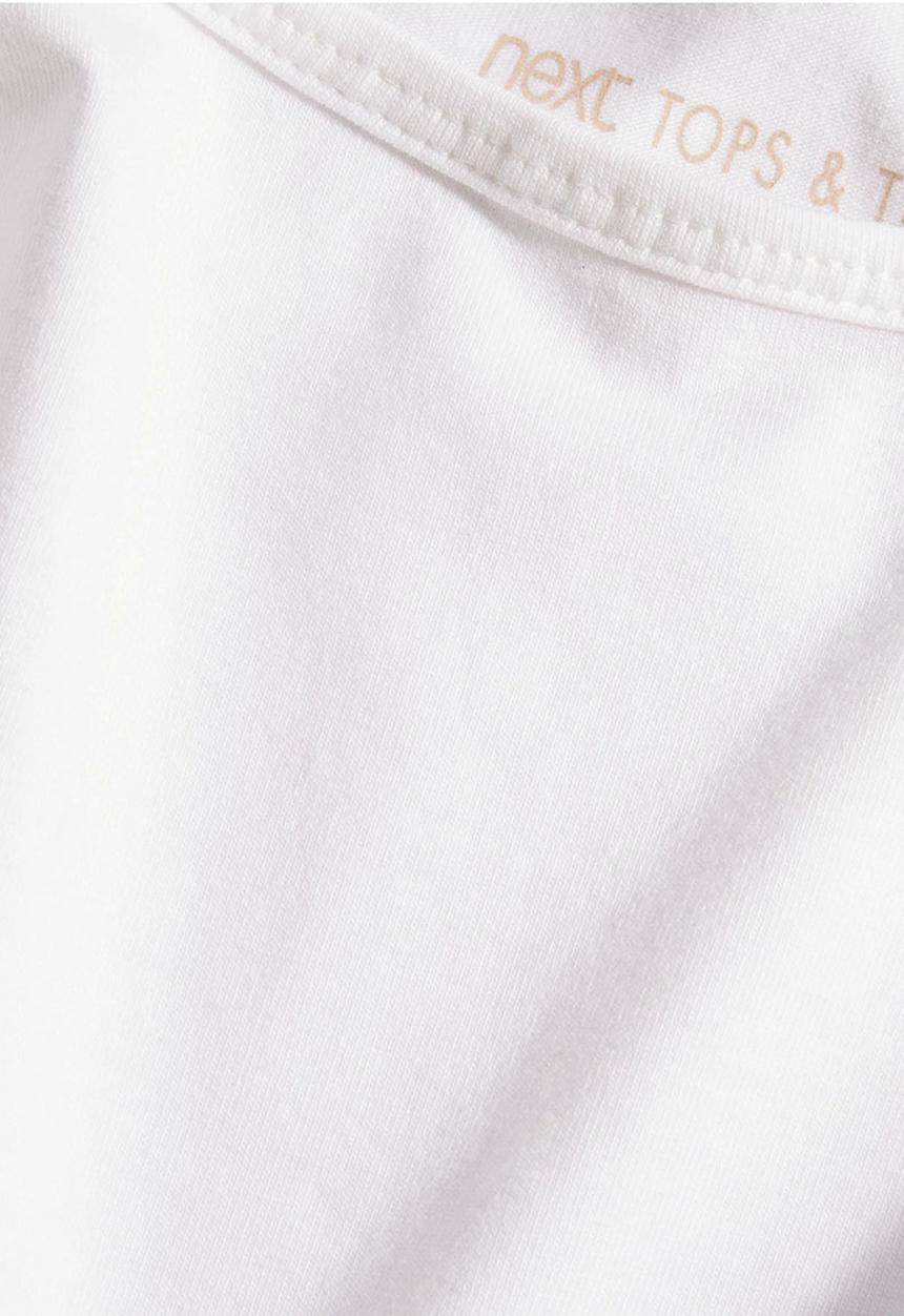 Next - Longline Thin Strap Vest White