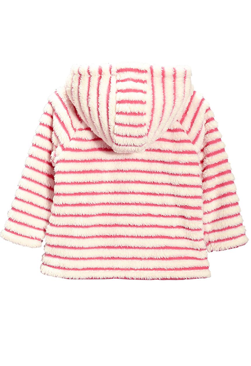 Next - Stripe Fleece Zip Through Hoody Multi-colour