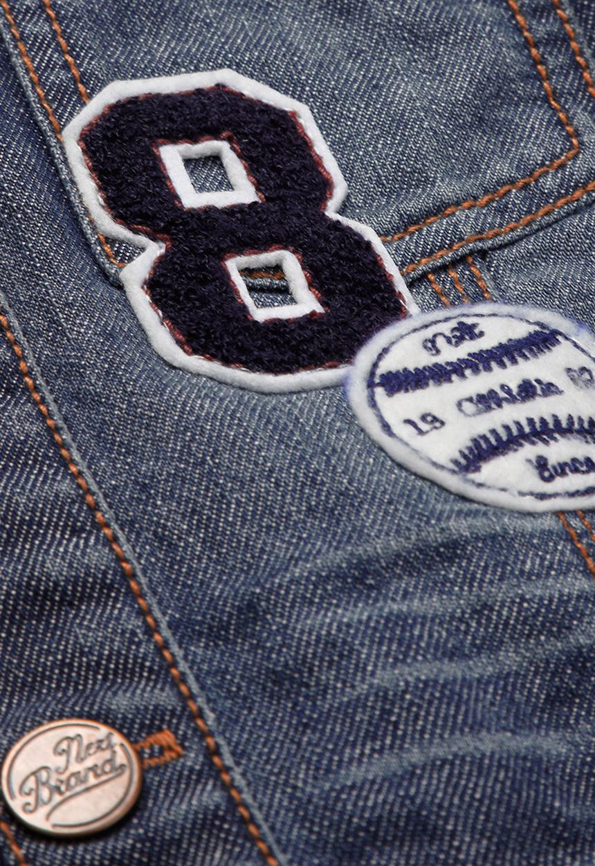Next - Denim Jacket Mid Blue