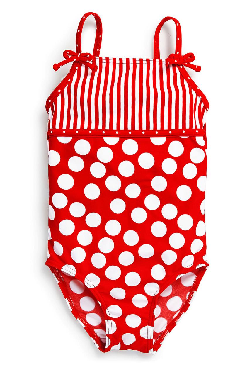 Next - Striped Sunsuit Red