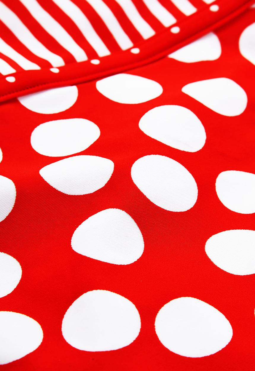 Next - Striped Sunsuit Red