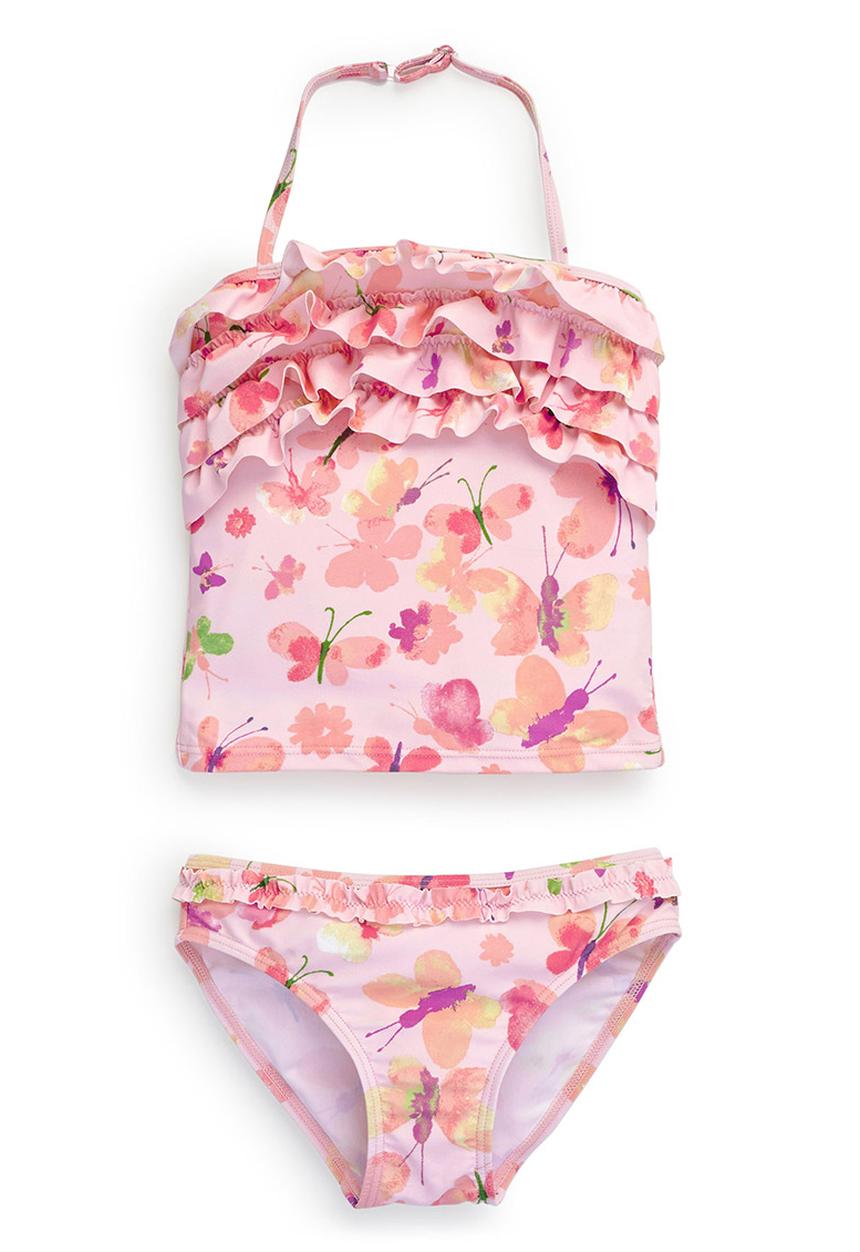 Next - Butterfly Tankini Pale Pink