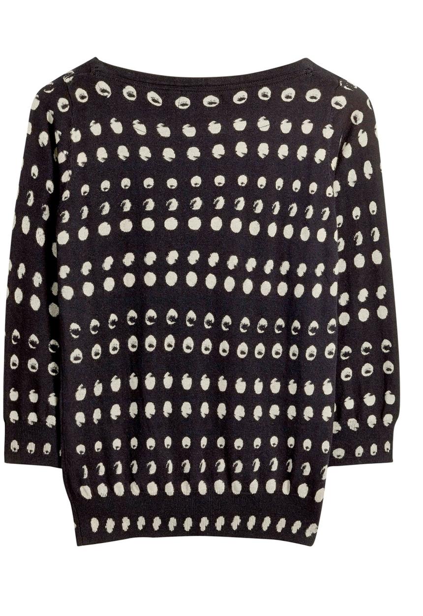 Next - Boat-neck Sweater Black/White