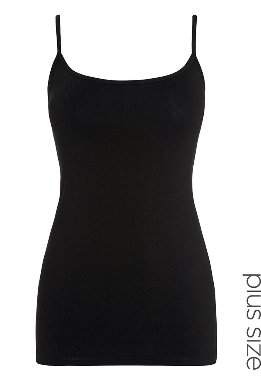 Next - Thin strap vest Black