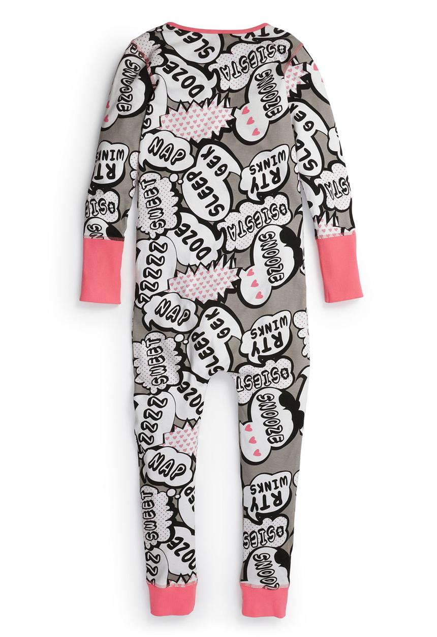 Next - Speech Bubble Onesie Multi-Colour