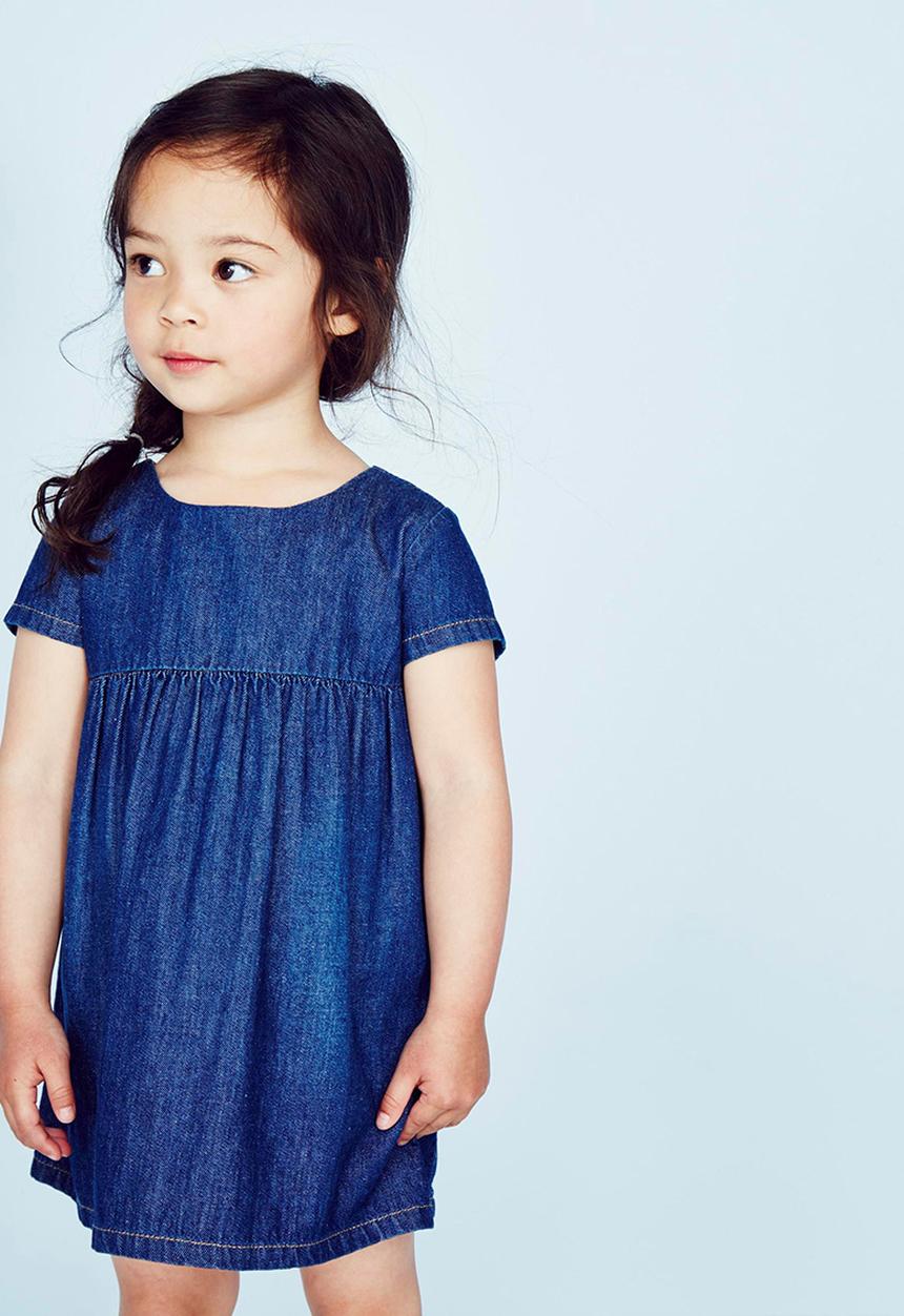 Next - Denim Dress Mid Blue