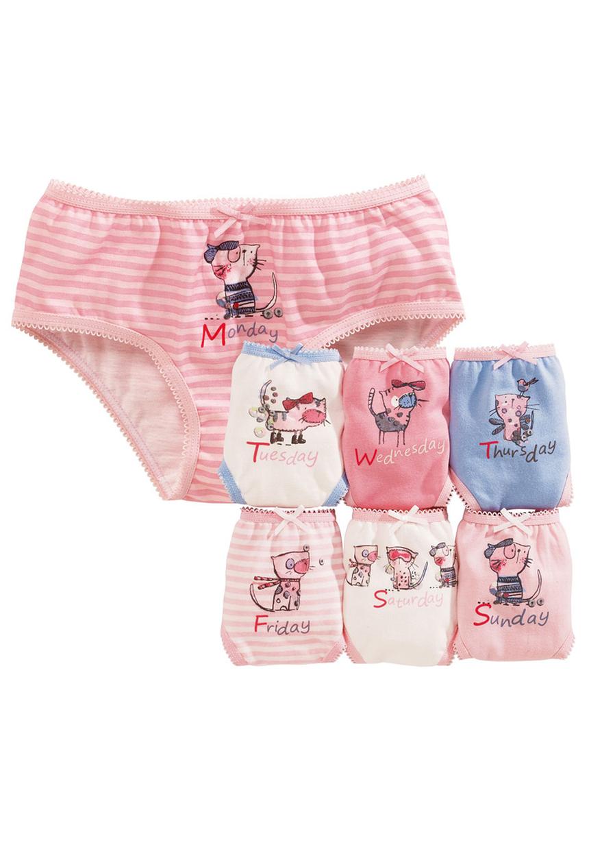 Next - 7-Pack Cat Briefs Multi-Colour
