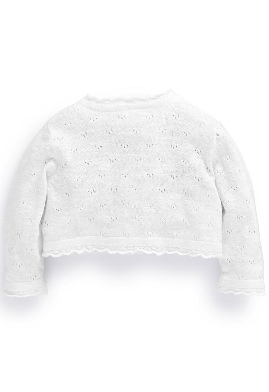 Next - Flower Cardigan White