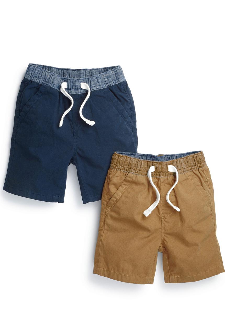 Next - 2-Pack Pull-On Shorts Multi-Colour