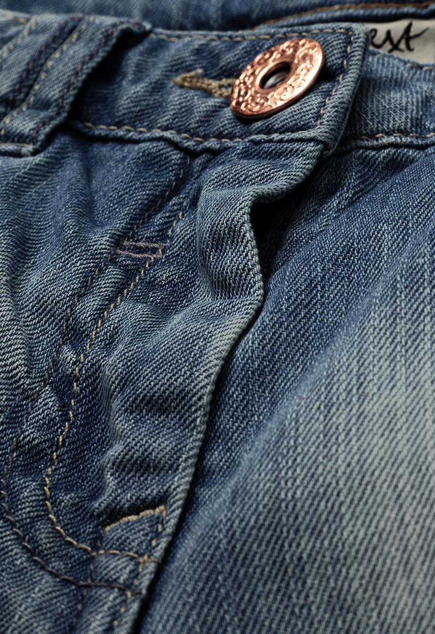 Next - Denim Shorts Mid Wash Mid Blue