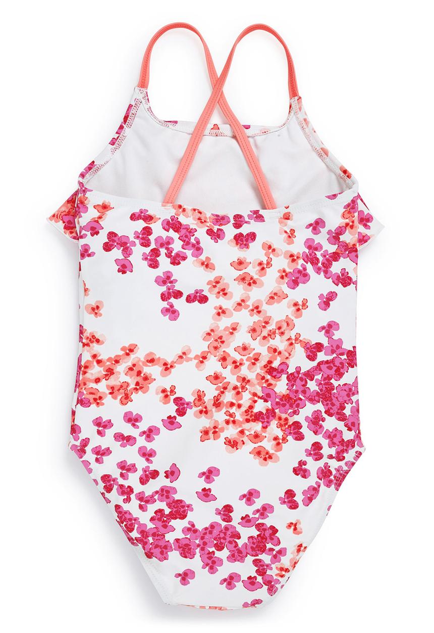 Next - Ditsy Frill Swimsuit Multi-colour