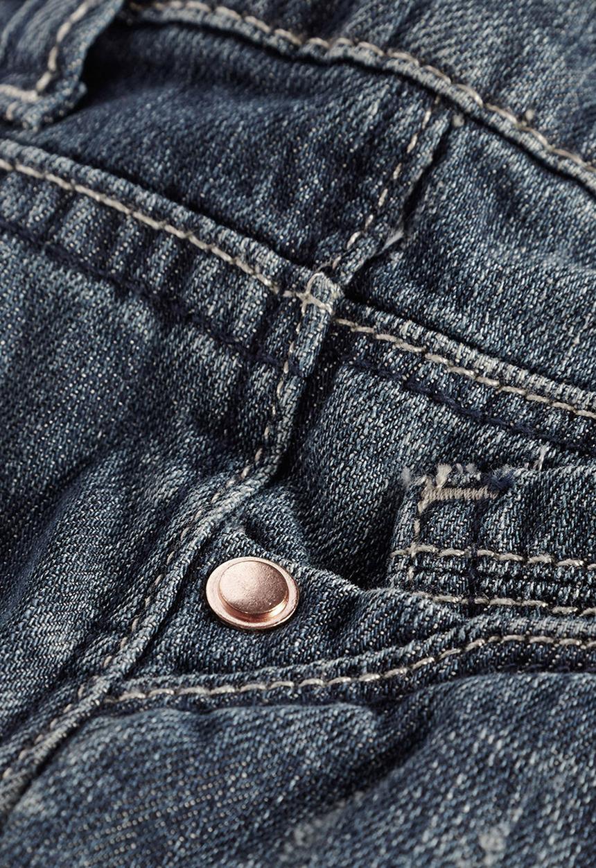 Next - Denim Shorts Dark Wash Dark Blue