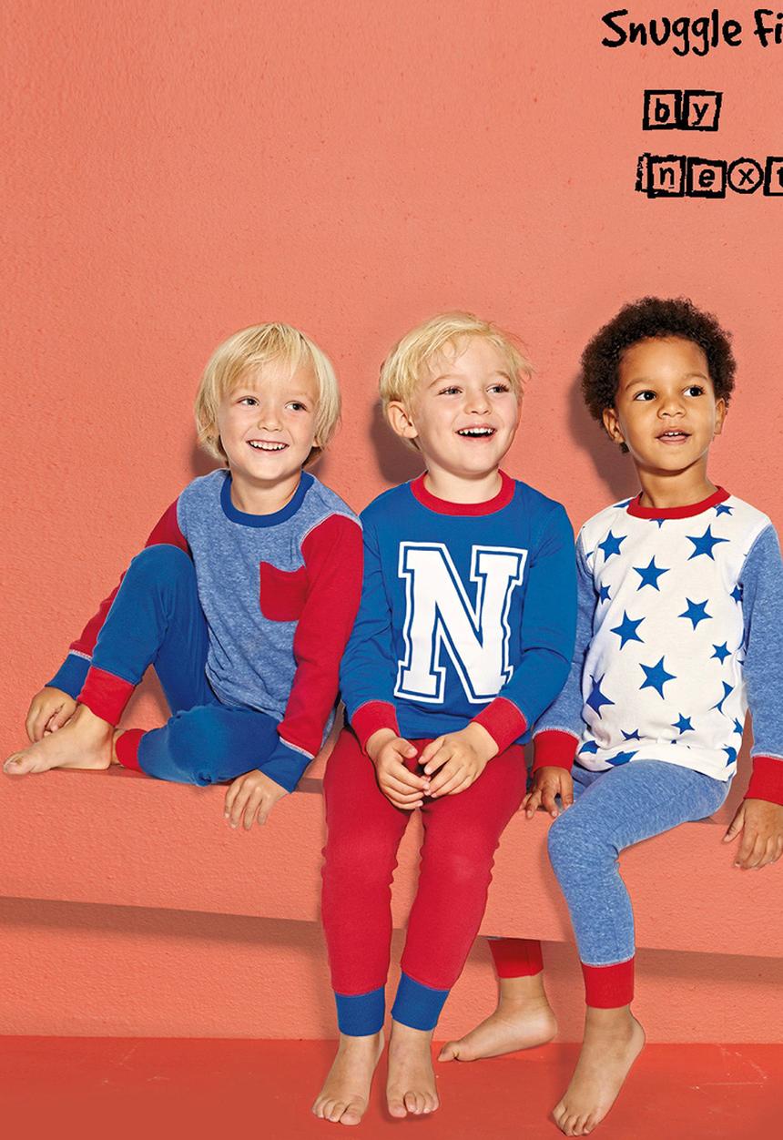 Next - 3-Pack Star Pyjamas Multi-Colour